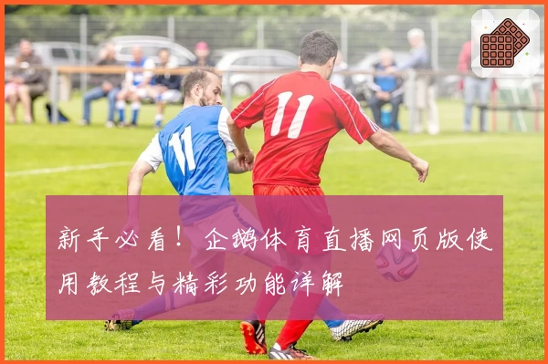 新手必看！企鹅体育直播网页版使用教程与精彩功能详解